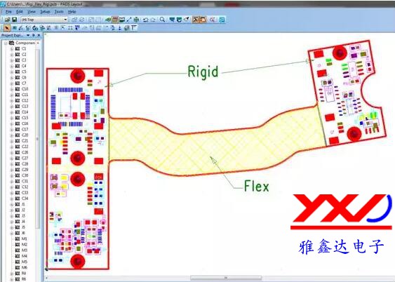 圖 4:剛性/柔性電路板允許最大限度地利用可用空間 圖 4:剛性/柔性電路板允許最大限度地利用可用空間